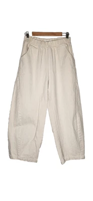 Pantalones Le Bon Shoppe Arc de algodón natural sin blanquear y sin teñir para mujer nuevos sin etiquetas M Foto 1 de 4
