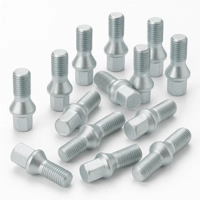 16 Bulloni Fissaggio Ruota Per Grande Punto Evo Croma Sedici Twingo Zoe Vitara - Immagine 1 di 4