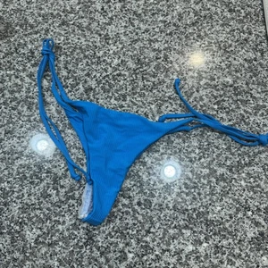 Frankies Bikinis Parte Inferior de Bikini Mujer XL Azul Acanalado Cuerda Corbata Traje de Baño Playa - Imagen 1 de 11