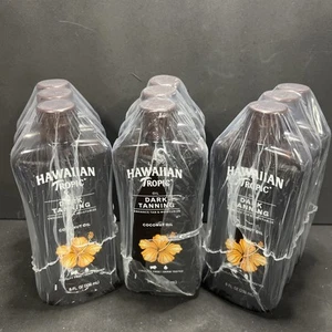 Hawaiian Tropic Dark Tanning Coconut Oil Original Formula 8 Oz Pack 9 New - Picture 1 of 2