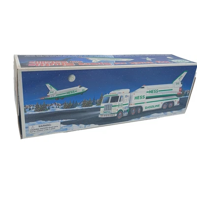 Camión de juguete y transbordador espacial Hess de colección con satélite 1999 nuevo en caja nunca abierto nuevo en caja Foto 1 de 4