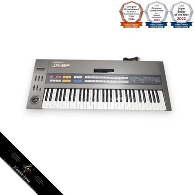 Roland JX-8P Vintage Grey 61 keys Polyphonic Synthesizer MIDI JX8P JX8 P Tested - Image 1 of 4