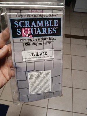 Rompecabezas militar Scramble Squares Guerra Civil 9 piezas cuadradas rompecabezas sin abrir  Foto 1 de 2