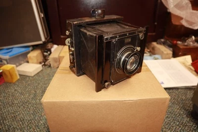 Antiguo C.P. vintage Cámara Goerz de Berlín con lente para restaurar Foto 1 de 4