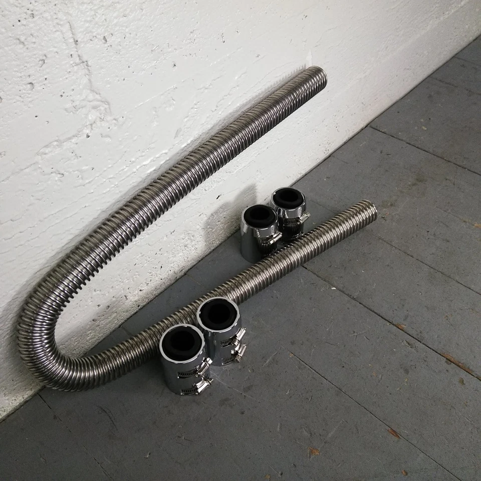 1966 - 1980 Cadillac 48 Stainless Steel SS Radiator Hoses Kit  - Image 1 of 4