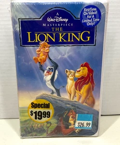 The Lion King Walt Disney VHS Original 1st Time On Video 1995 Sealed *RARE* - Picture 1 of 13