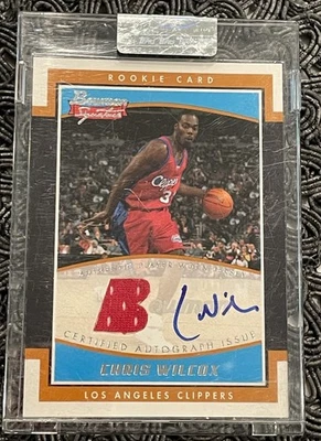 2002 Bowman Signatures Chris Wilcox #SE-CW 199/999 (Maryland Terp)  Autograph - Image 1 of 2
