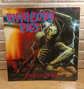 RIGHTEOUS PIGS „Live And Learn“ 1st Press LP Death Metal Grindcore Nuclear Blast - Bild 1 von 5