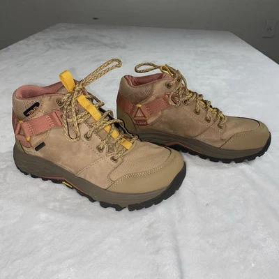 Botas de caminhada femininas Teva Grandview Gore-Tex duráveis impermeáveis tamanho 6.5 - Imagem 1 de 4