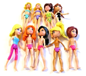 Vintage Polly Pocket 5 Pop N' Style Wig  ~T N T Dolls~ Accessories Large Lot - Picture 1 of 9
