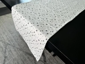 Lined Polka Dot Table Runner Table Table Topper 39”x11” - Picture 1 of 2