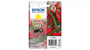 Cartucho de tinta amarilla Epson 503 XP5200 XP5205 WF2960 WF2965 serie Chillies - Imagen 1 de 1