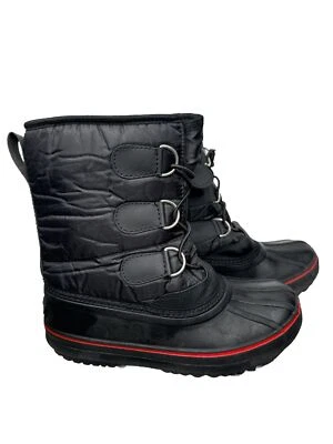 Western Chief Folksy Negro Arcterra Invierno Botas de Nieve Jóvenes Niños Unisex Talla 2 Foto 1 de 4