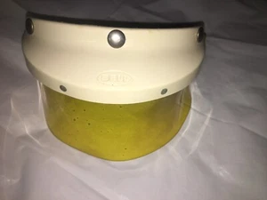 Vintage Bell 240 Motorcycle Helmet Visor Shield Yellow Tint - Picture 1 of 10