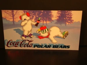 1996-Coca~Cola, "Polar Bears" - "Widevision" - "Subset Chase Card" - PB-7. - Picture 1 of 4