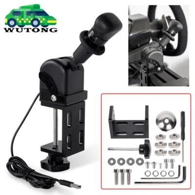 USB Handbrake w/ Clamp For ATS ETS2 European American Truck Racing Simulator PC - Image 1 of 4