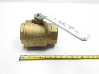 Válvula de bola de latón Apollo 3" NPT 250 PSI 150 SWP 5G125G sin plomo Foto 1 de 4