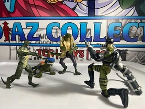 marvel legends spiderman villains lot  3 Lizard 2 one missing and arm & scorpio - Picture 1 of 10