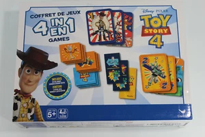 Disney Toy Story 4 Spiele Set 4 in 1 Go Fisch, Rommé, Dominosteine und Memory (NEU) - Bild 1 von 4