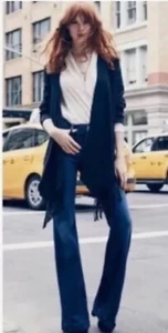 7 For All Mankind Hose Jeans blau ausgestellt Größe 10 - Bild 1 von 3