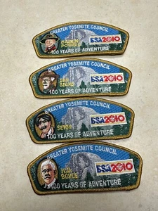2010 Greater Yosemite Council 100th Anniv Set Powell Seton Boyce Beard - Picture 1 of 3