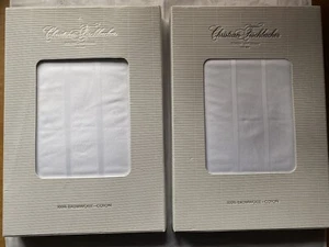 2x Christian Fischbacher Satin Ajour 135 x 200 Weiß - Bild 1 von 17