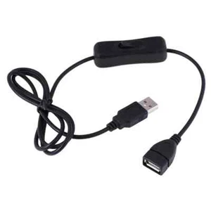 1m USB 2.0 Cable Male to Female Switch ON/OFF Extension - Power & Data UK STOCK - Picture 1 of 2