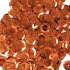 Cekiny Pomarańczowy 10mm Okrągły kubek ~240 lub 100 gramów (~ 2800 sztuk) Luźna siedziba