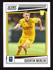 PANINI SCORE 2022-23 Soccer Ligue 1 Cards #130 Quentin MERLIN FC Nantes Rookie