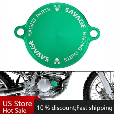 Tapa de cubierta de carcasa de filtro de aceite de motor para KAWASAKI KLX300/R/SM KLX 250/S/SF Z250SL Foto 1 de 4