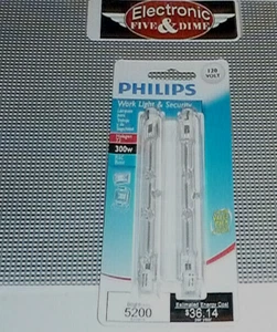 Philips 300W 120V Clear RSC Base T3 Work Light Bulb (2-Pack) - 1 Each - Picture 1 of 1