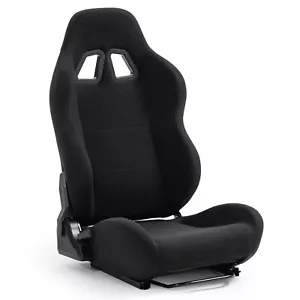 Zootopo Sedile da corsa nero con Regolabile Doppio Slide Fit Racing Wheel Stand - Imagen 1 de 6