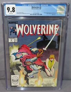 Wolverine #3 laufende Serie (Silver Samurai) CGC 9.8 NM/MT Marvel Comics 1989 - Bild 1 von 3