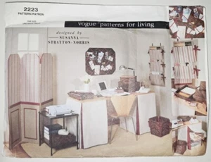 Vogue Pattern 2223 UNCUT Home Office Accessories Screen Message Board Slipcover - Picture 1 of 2