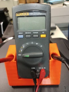 3D PRINTED FLUKE 75 or 110 DIGITAL MULTI-METERS DESK HOLDER - Picture 1 of 3