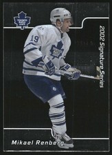 2001-02 BAP Signature Series Red Wings Hockey Card #156 Nicklas Lidstrom 