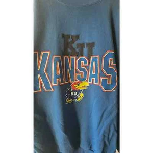Adult 3XL Vintage Kansas university Cree neck sweater - Picture 1 of 4