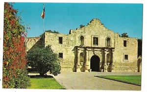Remember THE ALAMO Church & Fortress Texas Independence San Antonio Postcard TX - Picture 1 of 2