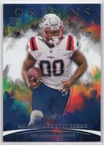 Rhamondre Stevenson 2021 Origins Football Base - Imagen 1 de 2