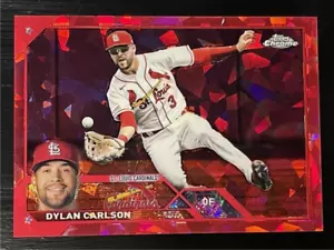 2023 Topps cromo zafiro Dylan Carlson rojo 5/5 #624 ¡Coincide con el color! SC-580 - Imagen 1 de 2