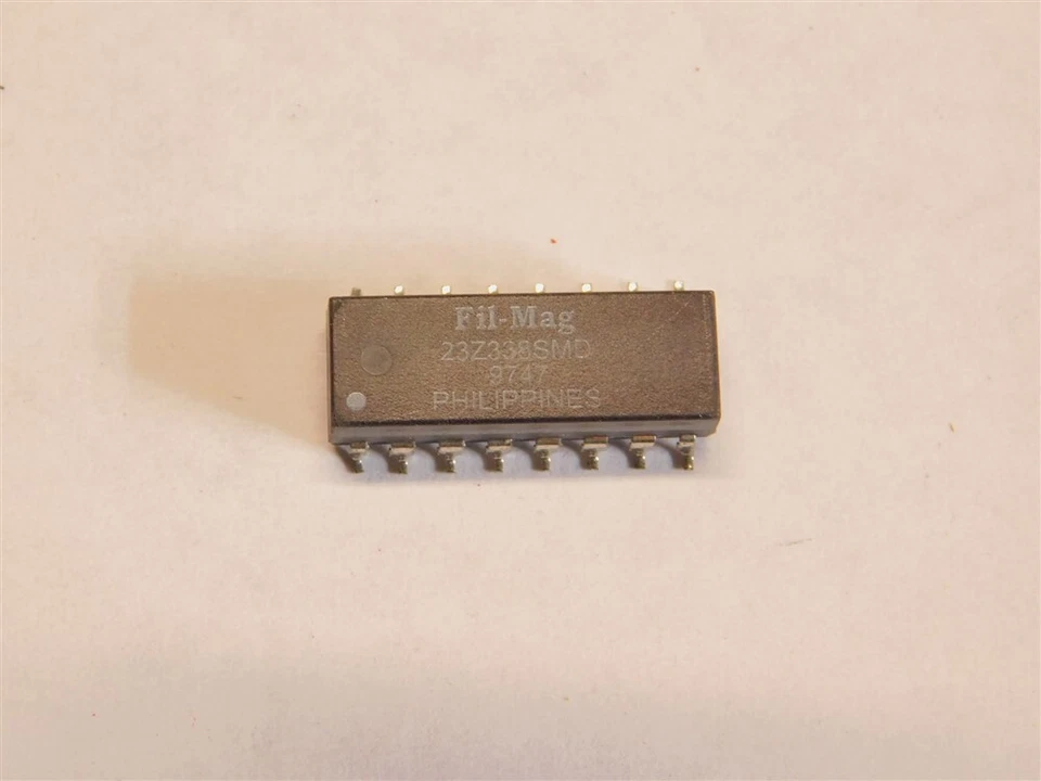 10 Pulse Fil-Mag 23Z338SMD Quad 10-Base-T Media SMT Isolation Transformers 1:1  - Image 1 of 1