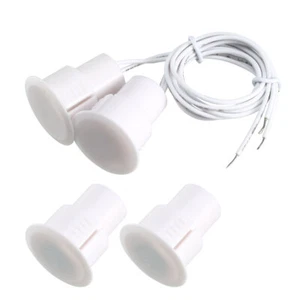 2pcs RC36 NC Recessed Wire Door Contact Sensor Alarm Magnetic Reed Switch White - Picture 1 of 3