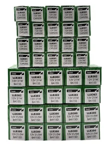 40x bombillas de coche Lucas calidad 12V - LLB380 21/5W x10 LLB382 21W x10 LLB501 5W x20 - Imagen 1 de 4