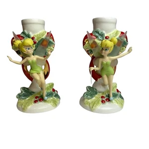 Disney’s TINKER BELL Weihnachten Kerzenständer Set RAR Retired mit Box - Bild 1 von 12