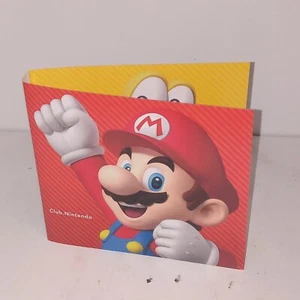 Official Club Nintendo 3DS Card Case 18 Reversible Cover Art Mario Luigi - Picture 1 of 4