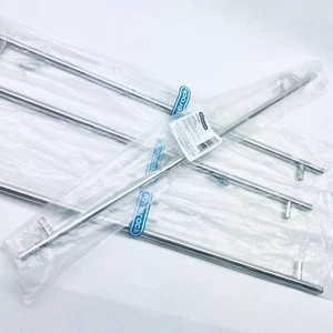 LOT OF 4 AMEROCK BP19016PN BAR PULLS 18-7/8" CENTER 480mm PULL POLISHED NICKEL - Picture 1 of 5