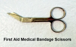 Tijeras de vendaje 4,5" primeros auxilios quirúrgicos médicos - Pakistán - Imagen 1 de 7