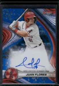 2024 Bowmans best Juan Flores Blue Auto /150 - Picture 1 of 2