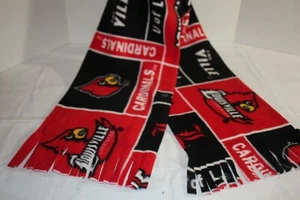 SCIARPA IN PILE CARDINALE NCAA LOUISVILLE - Uomo, Donna, Bambini 9" X 58" - Foto 1 di 3
