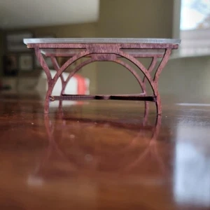 Dollhouse Furniture: Wood Console-sofa-Buffet Table 1:12 scale - FRAGILE - Picture 1 of 3